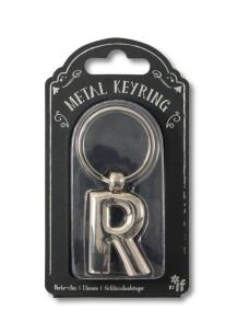 Opakowanie Silver Letter Keyring - brelok do kluczy litera R