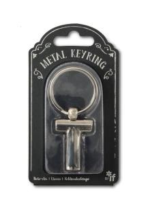 Opakowanie Silver Letter Keyring - brelok do kluczy litera T