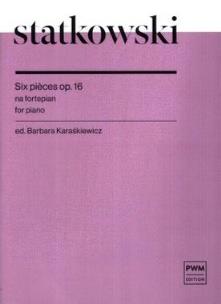 Okładka książki Six pieces op.16 na fortepian