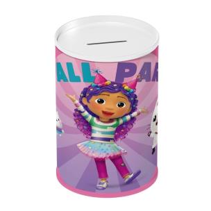 Opakowanie Skarbonka metalowa Koci domek Gabi 10x15cm