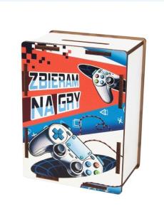 Skarbonka Pad na Dzień Chłopaka. Wydawca: CRESCO. Multiszop.pl Opakowanie Skarbonka Pad na Dzień Chłopaka