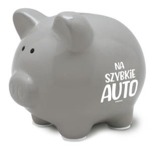 Opakowanie Skarbonka Pastel-Na szybkie auto