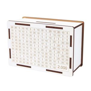 Skarbonka wykreślanka 2000 złotych. Wydawca: CRESCO. Multiszop.pl Opakowanie Skarbonka wykreślanka 2000 złotych