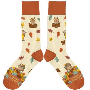 Skarpetki - Kapibara Książkara rozm. 34/37. Wydawca: Molom. Multiszop.pl Opakowanie Skarpetki - Kapibara Książkara rozm. 34/37