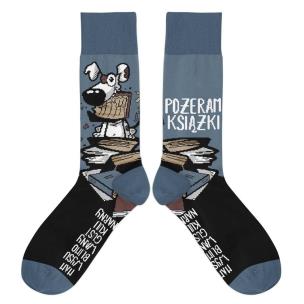 Opakowanie Skarpetki Pożeram książki rozm. 37/41