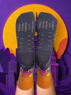 Opakowanie skarpety/ PAŁAC KULTURY I NAUKI / wersja pomarańczowa /41-46