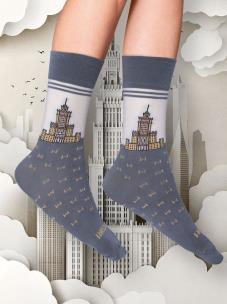 Opakowanie skarpety/ PAŁAC KULTURY I NAUKI / wersja szara /41-46