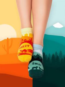 Opakowanie Skarpety stopki Obieżyświat 35-38