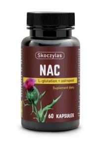 Zdjęcie produktu Skoczylas NAC L-glutation + ostropest 60kaps