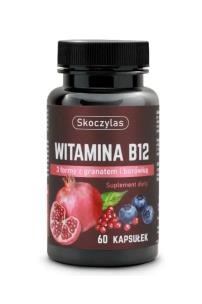 Zdjęcie produktu Skoczylas Witamina B12 3 formy + granat + borówka 60kaps