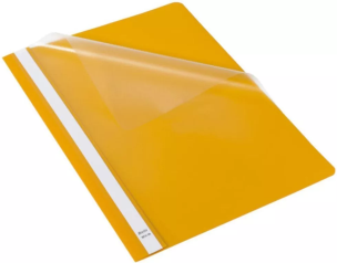 Opakowanie Skoroszyt Budget PP z wąsami żółty (25szt)