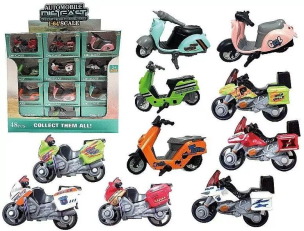Opakowanie Skuter metalowy 1:64 MIX