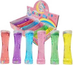 Slime jednokolorowy przeźroczysty MIX. Wydawca: Merkpol. Multiszop.pl Opakowanie Slime jednokolorowy przeźroczysty MIX