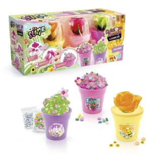Opakowanie Slime Kwiatowe Kreacje - 3 doniczki
