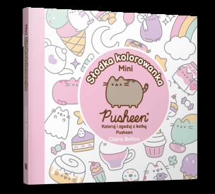 Okładka książki Słodka minikolorowanka Pusheen. Pusheen