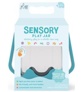 Opakowanie Słoik sensoryczny do napełnienia wodą niebieski
