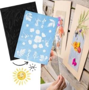 Opakowanie Słoneczny papier fotograficzny UV A5 12szt