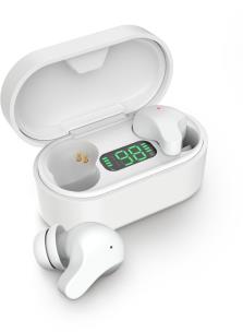 Okładka książki Słuchawki bezprzewodowe douszn LAMAX Taps1 White BT5.0