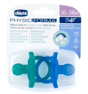 Opakowanie Smoczek uspokajający Soft niebieski 2szt 16-36m