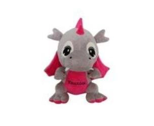 Opakowanie Smok ''Kraków'' szary różowy 15cm