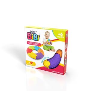 Opakowanie Soft BiBi układanka sensoryczna dla maluchów