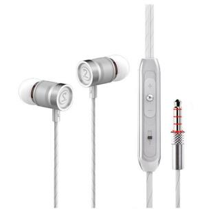 Okładka książki SOMOSTEL SŁUCHAWKI CS03 DOSZNE JACK3,5MM. METLOWE KOMORY DZWIĘKOWE SUPER BASS+MIKROFON CS03 SILVER