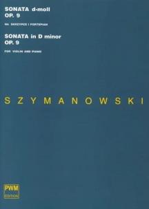 Okładka książki Sonata d-moll op. 9 na skrzypce i fortepian