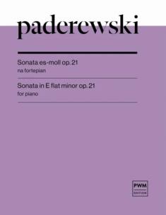 Okładka książki Sonata es-moll op. 21 na fortepian