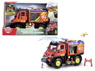 SOS Wóz strażacki Unimog U530 50cm. Wydawca: Dickie Toys. Multiszop.pl Opakowanie SOS Wóz strażacki Unimog U530 50cm