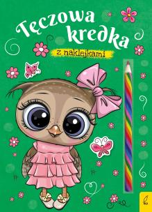 Okładka książki Sówka. Tęczowa kredka