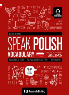 Okładka książki Speak Polish. Vocabulary. Poziom A1-A2+