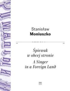 Okładka książki Śpiewak w obcej stronie. Wybór pieśni w...