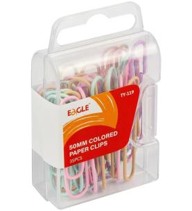 Opakowanie Spinacze kolorowe TY-119 35szt EAGLE