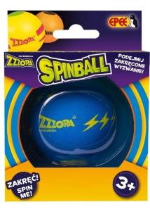 Spinball - Zakręcona zabawa niebieska z zielonym. Wydawca: EPEE. Multiszop.pl Opakowanie Spinball - Zakręcona zabawa niebieska z zielonym