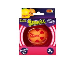 Spinball - Zakręcona zabawa pomarańcz z czerwonym. Wydawca: EPEE. Multiszop.pl Opakowanie Spinball - Zakręcona zabawa pomarańcz z czerwonym