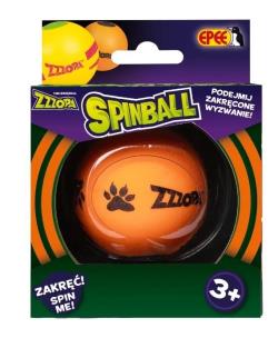 Spinball - Zakręcona zabawa pomarańczowa z czarnym. Wydawca: EPEE. Multiszop.pl Opakowanie Spinball - Zakręcona zabawa pomarańczowa z czarnym