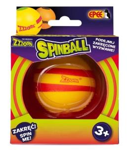 Spinball - Zakręcona zabawa żółta z czerwonym. Wydawca: EPEE. Multiszop.pl Opakowanie Spinball - Zakręcona zabawa żółta z czerwonym