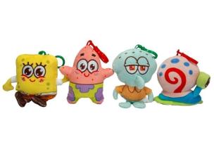 Opakowanie SpongeBob Breloki Squishy 10cm 4 rodzaje