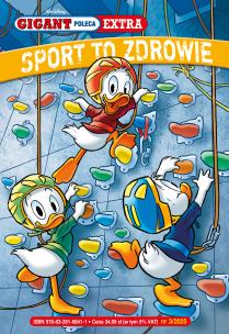 Okładka książki Sport to zdrowie! Gigant Poleca Extra. Tom 3/2025