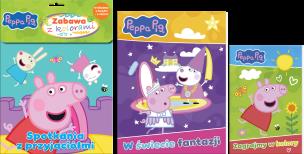 Spotkania z przyjaciółmi. Świnka Peppa. Zabawa z kolorami. Autor: Opracowanie zbiorowe. Multiszop.pl Okładka książki Spotkania z przyjaciółmi. Świnka Peppa. Zabawa z kolorami