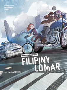 Okładka książki Sprawy kryminalne Filipiny Lomar. Szał na szafiry. Tom 6