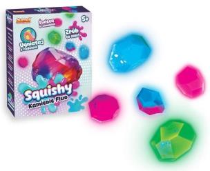 Opakowanie Squishy Kamienie Fluo