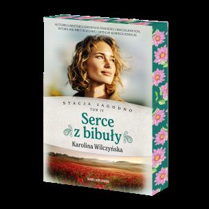 Okładka książki Stacja Jagodno. Serce z bibuły (barwione brzegi)