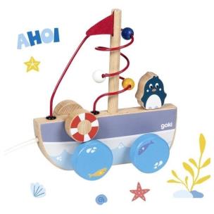 Opakowanie Statek Ahoy do ciągnięcia z labiryntem koralikowym