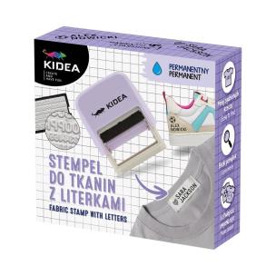 Opakowanie Stempel do tkanin z literkami KIDEA