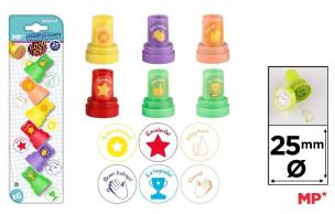 Opakowanie Stempelki dla dzieci hiszpańskie 6szt