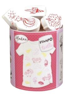 Opakowanie Stempelki do tkanin Jednorożce 14szt