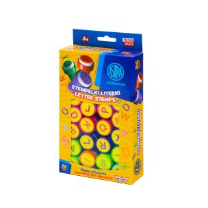 Opakowanie Stempelki zapachowe literki, nauka alfabetu ASTRAFUN - 26 szt.