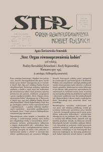 Okładka książki Ster. Organ równouprawnienia kobiet