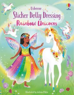 Okładka książki Sticker Dolly Dressing. Rainbow Unicorns wer. angielska